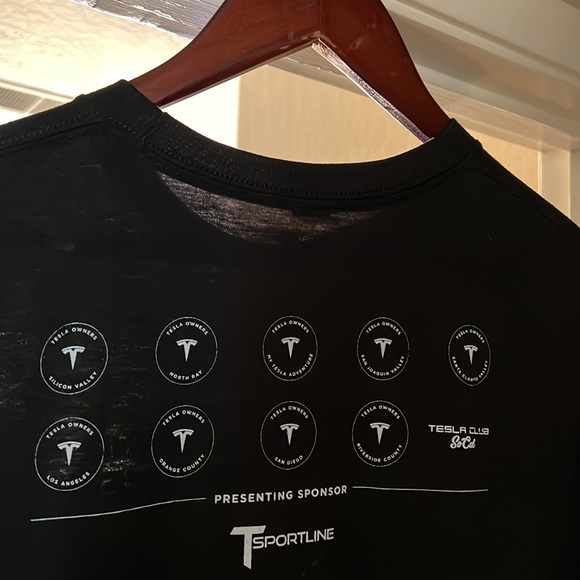 Tesla Owners Ca. Takeover San Luis Obispo Soft Style Tri-Blend Cyber Truck Tee! - Picture 4 of 9